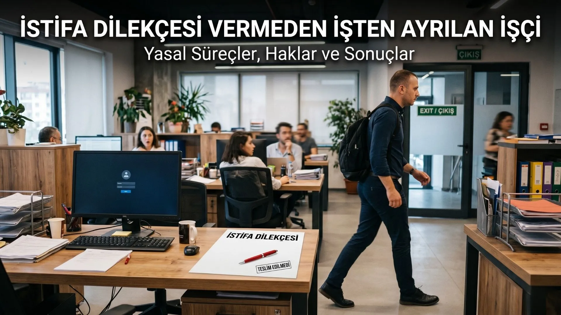 İstifa Dilekçesi Vermeden İşten Ayrılan İşçi